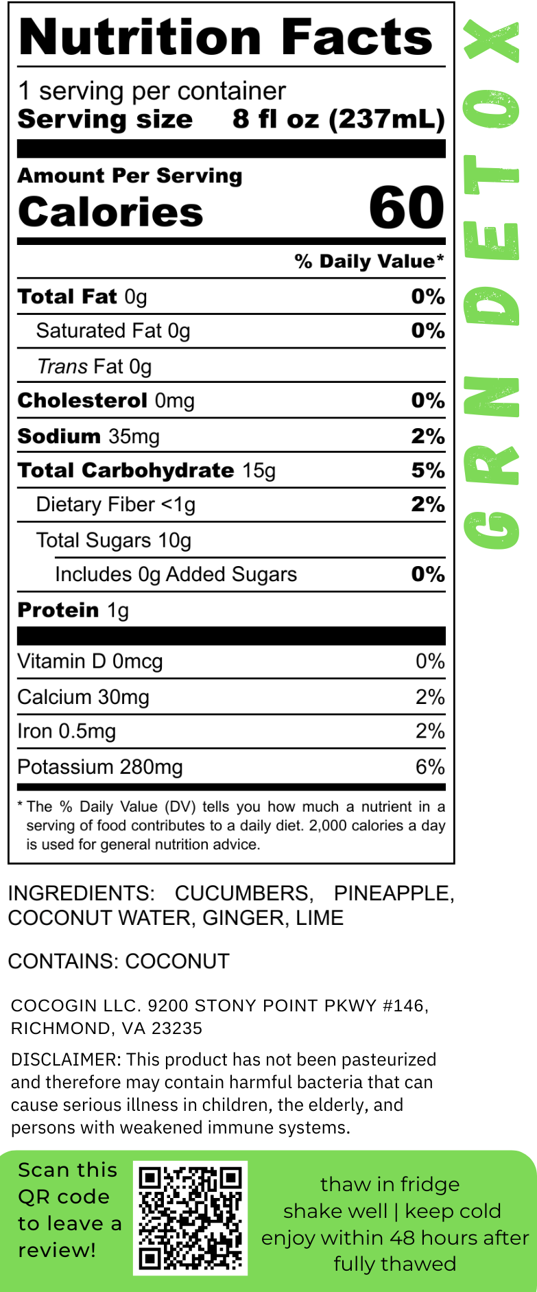 GrnDetox (Green Detox) Packs