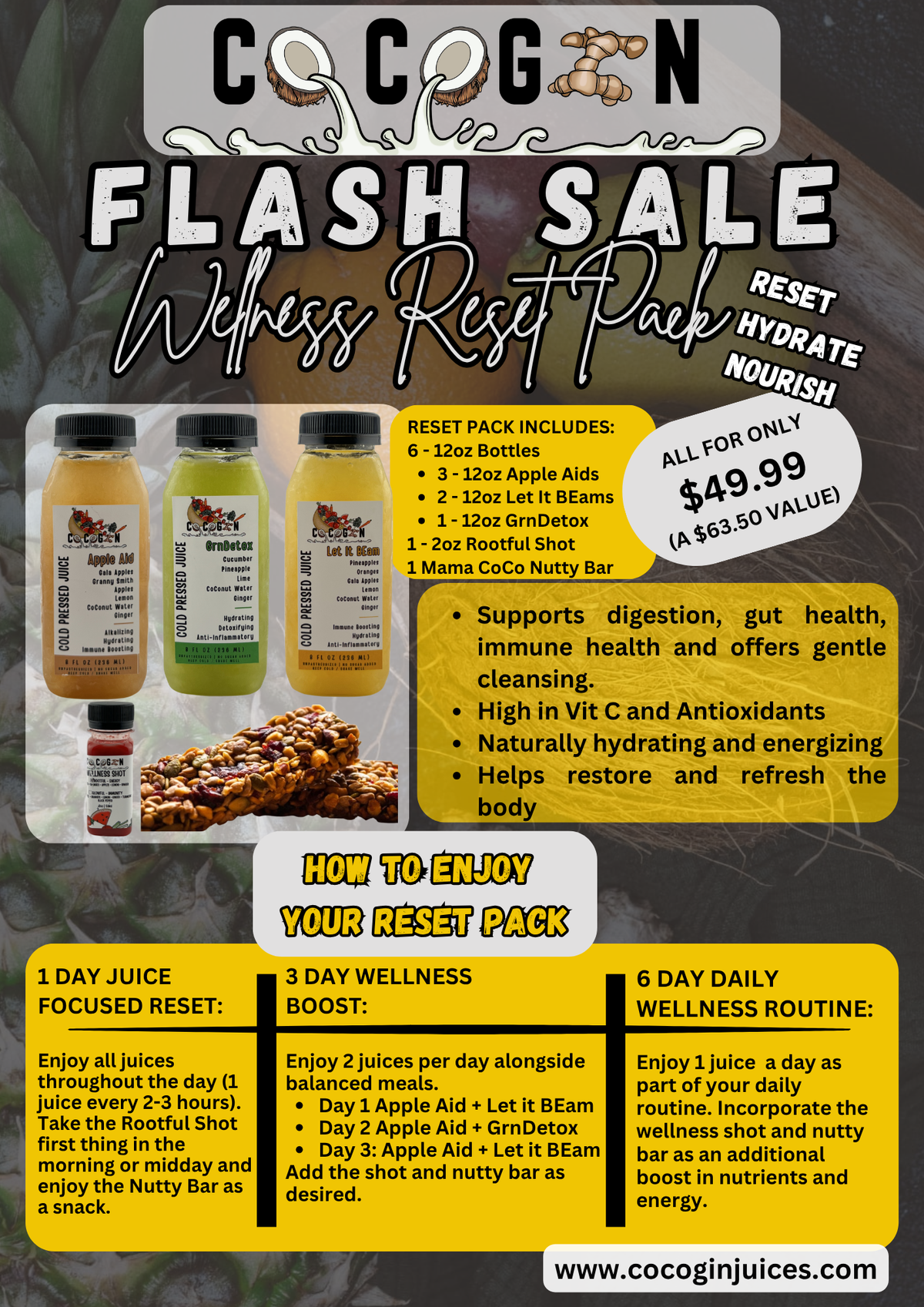CoCoGin Flash Sale Wellness Reset