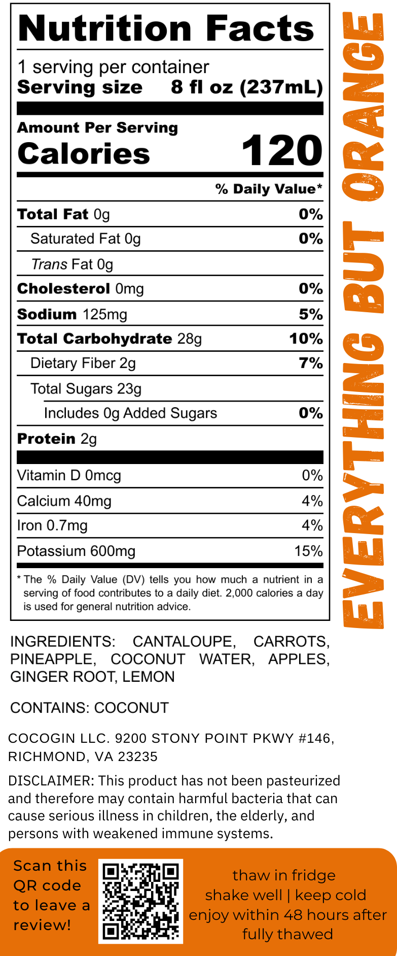 EBO (Everything BUT Orange) Packs